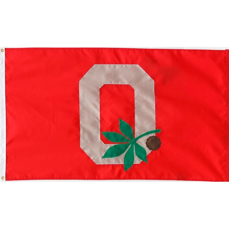 Block Osu OSU Block O Buckeye Leaf & Nut 3x5 Flag | The Red Stable, German ...