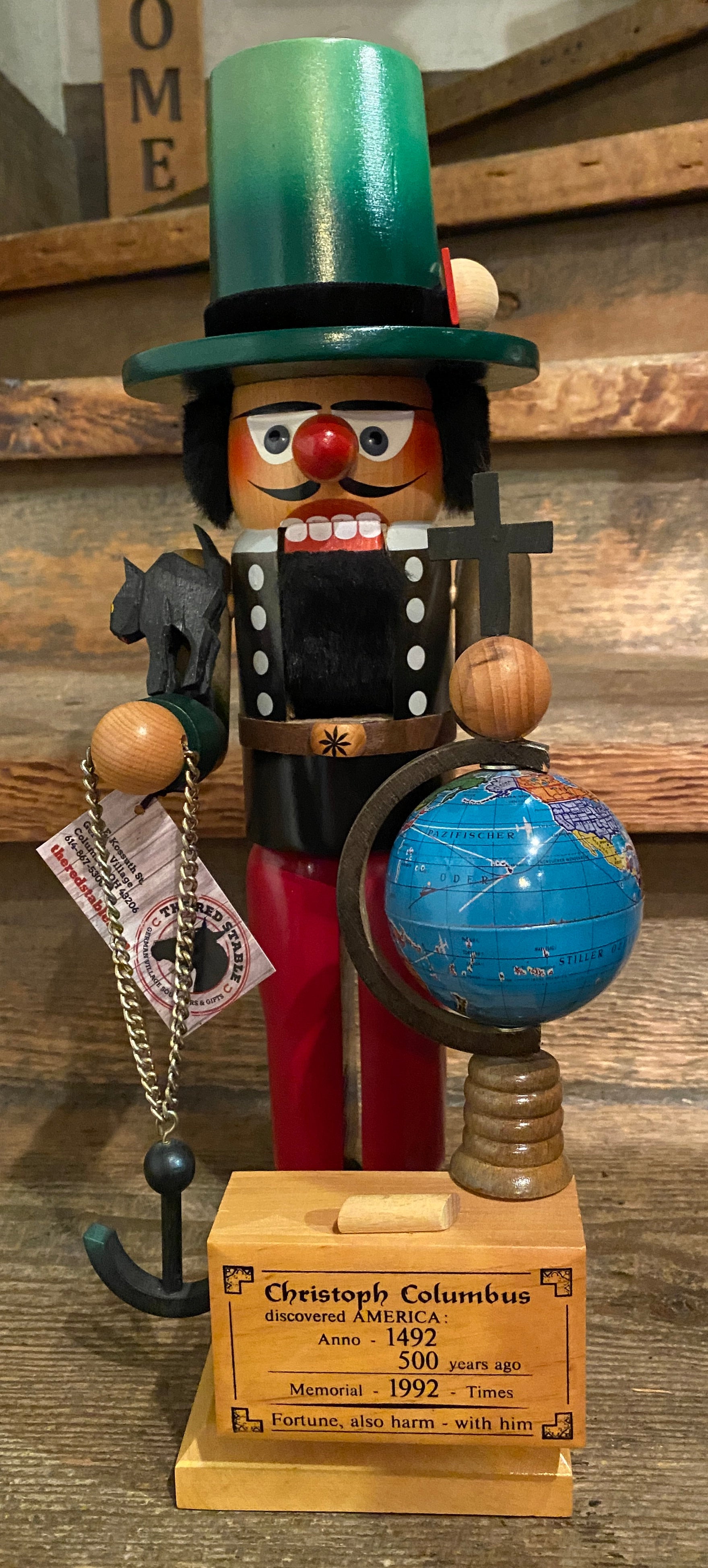 Christopher Columbus Nutcracker | The Red Stable, German Village